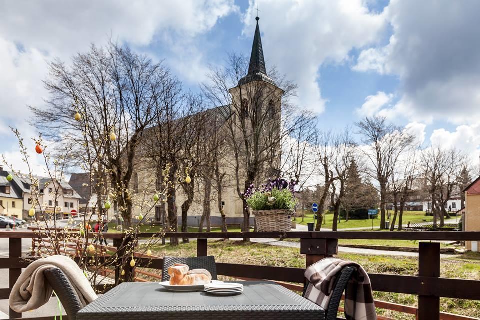 Hotel Penzion Bernard Boží Dar Exterior foto